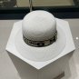 Celine's new spring and summer fisherman's hat, canvas hat, straw woven sunshade (87)