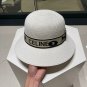 Celine's new spring and summer fisherman's hat, canvas hat, straw woven sunshade (87)