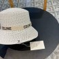 Celine's new straw hat, a high-end custom made in grass color for socialites