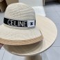 Celine's new straw hat, a high-end custom made in grass color for socialites (4)