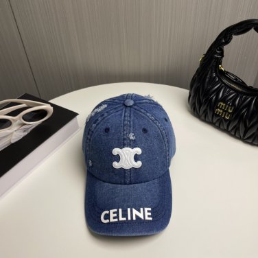 The 2025 CELINE SpringSummer denim baseball cap is super easy to match (11)
