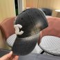 Chanel(New single baseball cap jacquard top layer cowhide fashion (1)