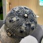 Chanel(New single baseball cap jacquard top layer cowhide fashion (8)