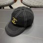 Chanel(New single baseball cap jacquard top layer cowhide fashion (18)