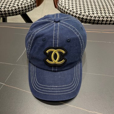 Chanel(New single baseball cap jacquard top layer cowhide fashion (19)