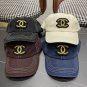 Chanel(New single baseball cap jacquard top layer cowhide fashion (19)