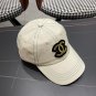 Chanel(New single baseball cap jacquard top layer cowhide fashion (21)