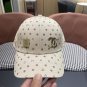 Chanel(New single baseball cap jacquard top layer cowhide fashion (30)