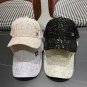 Chanel(New single baseball cap jacquard top layer cowhide fashion (33)