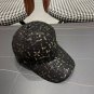 Chanel(New single baseball cap jacquard top layer cowhide fashion (35)