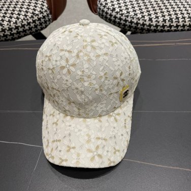 Chanel(New single baseball cap jacquard top layer cowhide fashion (36)