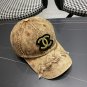 Chanel(New single baseball cap jacquard top layer cowhide fashion (40)