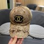 Chanel(New single baseball cap jacquard top layer cowhide fashion (40)
