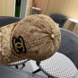 Chanel(New single baseball cap jacquard top layer cowhide fashion (40)