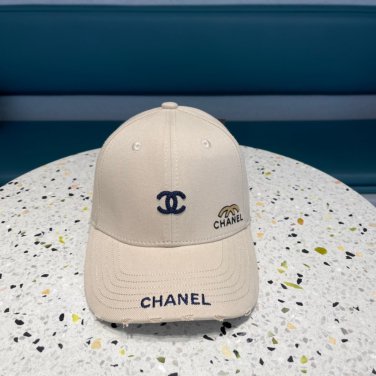 Chanel(New single baseball cap jacquard top layer cowhide fashion (43)