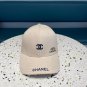 Chanel(New single baseball cap jacquard top layer cowhide fashion (43)