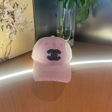Chanel(New single baseball cap jacquard top layer cowhide fashion (44)