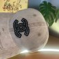Chanel(New single baseball cap jacquard top layer cowhide fashion (46)