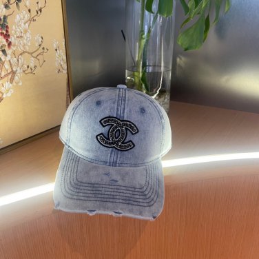 Chanel(New single baseball cap jacquard top layer cowhide fashion (47)