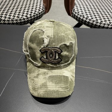Chanel(New single baseball cap jacquard top layer cowhide fashion (61)