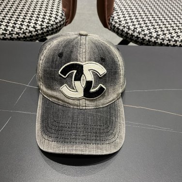 Chanel(New single baseball cap jacquard top layer cowhide fashion (64)