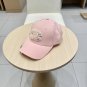 Chanel(New single baseball cap jacquard top layer cowhide fashion (69)
