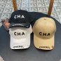 Chanel(New single baseball cap jacquard top layer cowhide fashion (70)