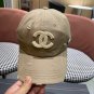 Chanel(New single baseball cap jacquard top layer cowhide fashion (84)