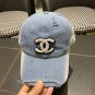 Chanel(New single baseball cap jacquard top layer cowhide fashion (86)