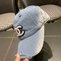 Chanel(New single baseball cap jacquard top layer cowhide fashion (86)