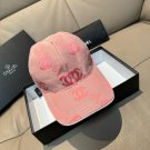 Chanel(New single baseball cap jacquard top layer cowhide fashion (92)