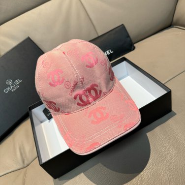 Chanel(New single baseball cap jacquard top layer cowhide fashion (92)