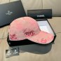 Chanel(New single baseball cap jacquard top layer cowhide fashion (92)