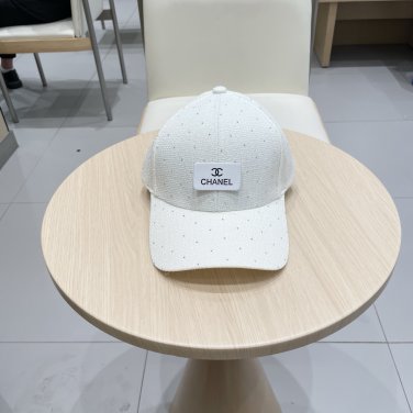 Chanel(New single baseball cap jacquard top layer cowhide fashion (94)