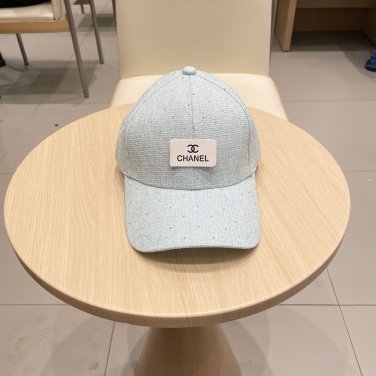 Chanel(New single baseball cap jacquard top layer cowhide fashion (97)