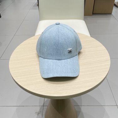 Chanel(New single baseball cap jacquard top layer cowhide fashion (99)