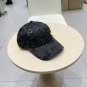 Chanel(New single baseball cap jacquard top layer cowhide fashion (100)