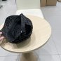 Chanel(New single baseball cap jacquard top layer cowhide fashion (100)