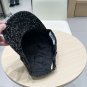 Chanel(New single baseball cap jacquard top layer cowhide fashion (100)