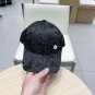 Chanel(New single baseball cap jacquard top layer cowhide fashion (100)