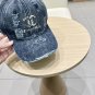 Chanel(New single baseball cap jacquard top layer cowhide fashion (103)