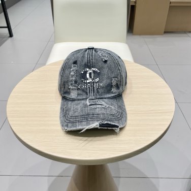 Chanel(New single baseball cap jacquard top layer cowhide fashion (105)