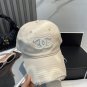 Chanel(New single baseball cap jacquard top layer cowhide fashion (109)