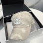 Chanel(New single baseball cap jacquard top layer cowhide fashion (109)