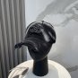 Chanel(New single baseball cap jacquard top layer cowhide fashion (110)