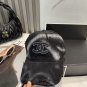 Chanel(New single baseball cap jacquard top layer cowhide fashion (110)