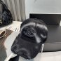 Chanel(New single baseball cap jacquard top layer cowhide fashion (110)