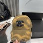 Chanel(New single baseball cap jacquard top layer cowhide fashion (111)
