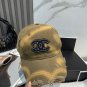 Chanel(New single baseball cap jacquard top layer cowhide fashion (111)