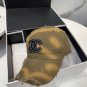 Chanel(New single baseball cap jacquard top layer cowhide fashion (111)